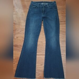 Mother Weekender Fray Bootcut Jeans